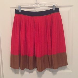 Pleated Mini Skirt